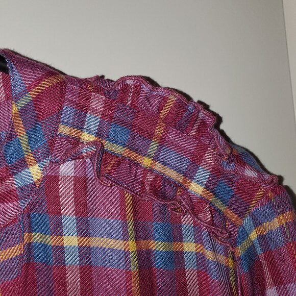 BNWT Matilda Jane All Day Millie Plaid Blouse-Sz Large - Picture 5 of 9